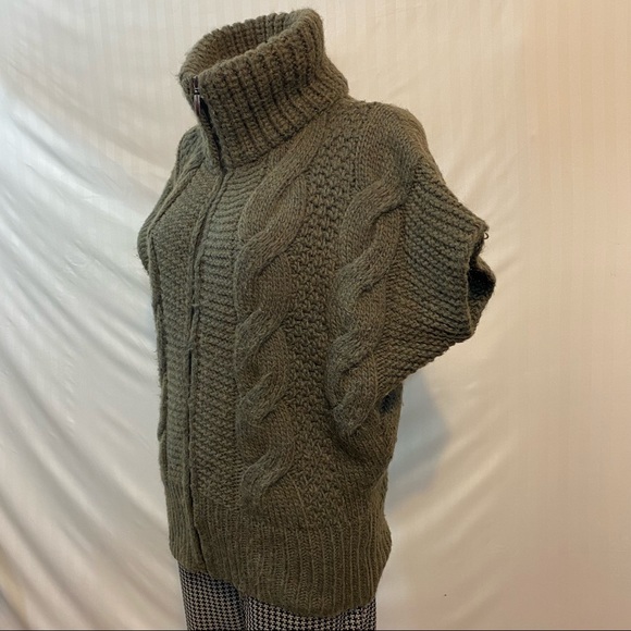 💕 Elsamanda Italian Anthropologie Dolman Cardigan Sweater Alpaca Wool Knit - Picture 5 of 8